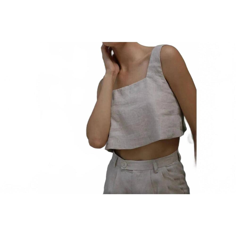 NEW PARENTEZI candy crop top in oat - Picture 4 of 4